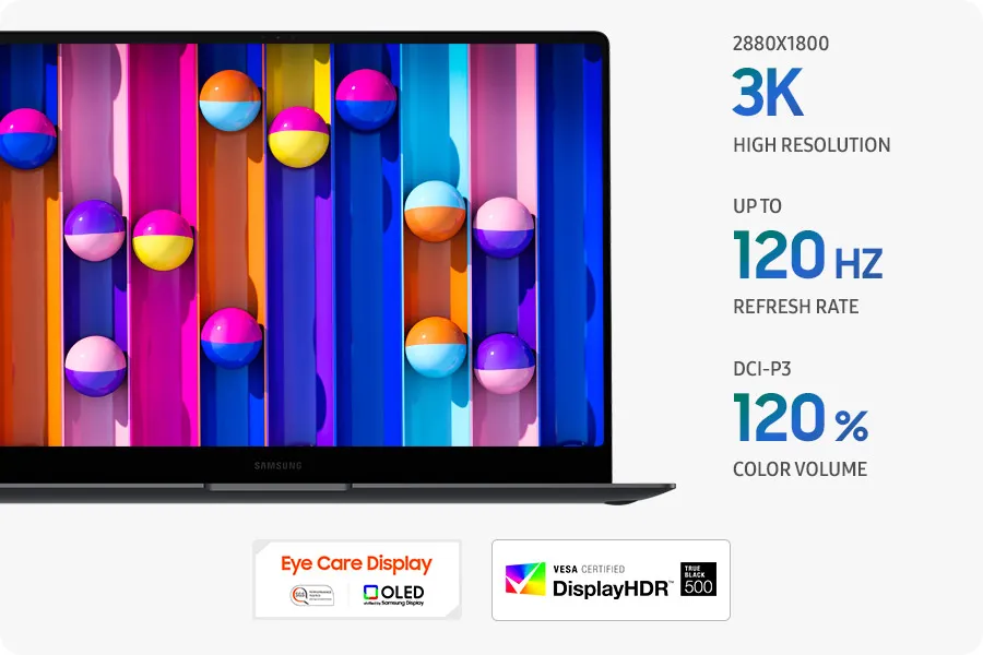 Samsung Galaxy Book5 Pro NP940XHA-LG4IN Notebook Laptop (Intel Core Ultra 7/16 GB/1 TB SSD/Intel Arc Graphics/Windows 11 Home/MSOffice/Dynamic AMOLED 2X), 35.56 cm - 14 inch, Grey overview 4