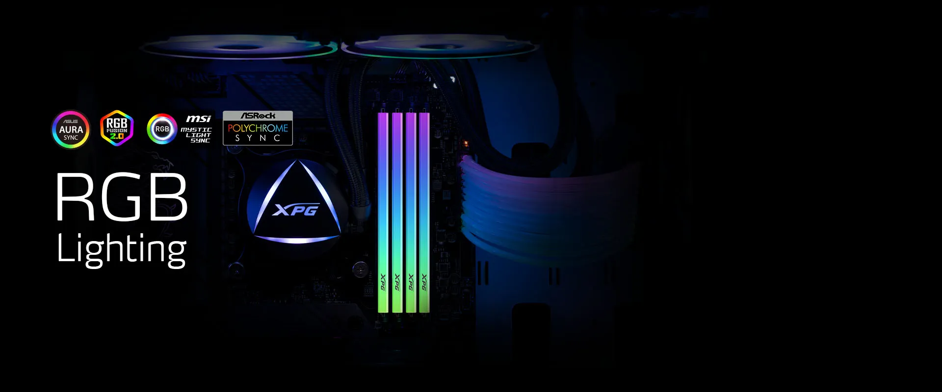 ADATA SPECTRIX D35G RGB 8GB (1x 8GB) DDR4 3200MHz CL16 Desktop RAM (White) overview 4