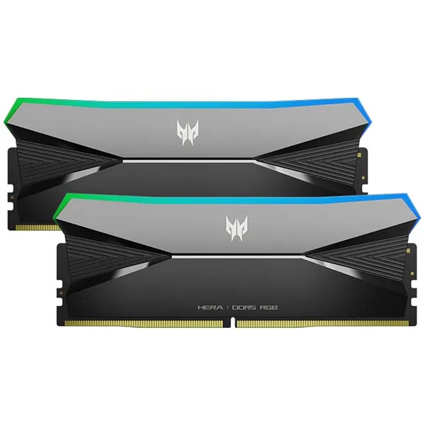 Acer Predator Hera RGB 48GB (24GBx2) DDR5 CL28 6000MHz RAM (Silver)
