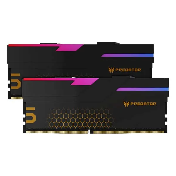 Acer Predator Hermes RGB 48GB (24GBx2) 8400Mhz DDR5 Memory (Black)
