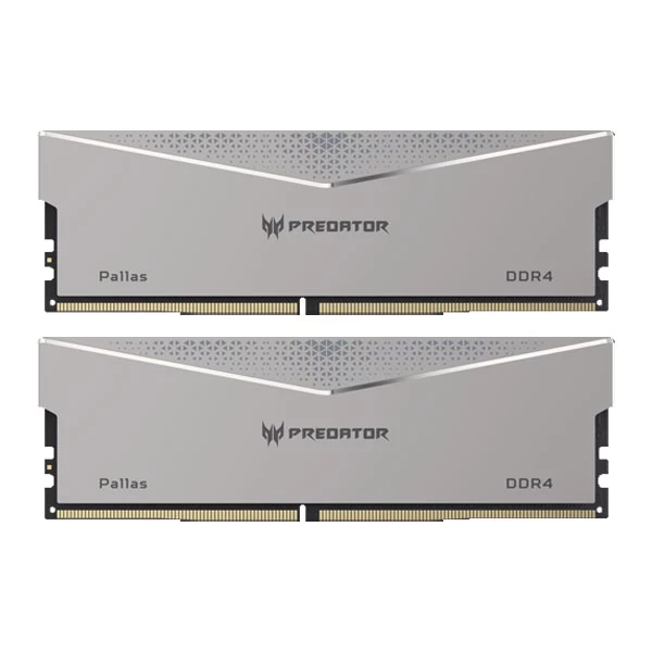 Acer Predator Pallas Series 32GB (16GBx2) DDR4 3200MHz CL16 Desktop Ram (Silver) (BL.9BWWR.344)