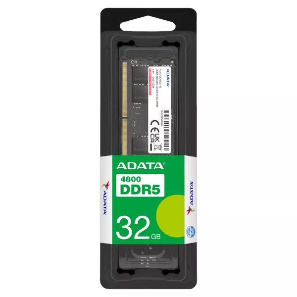 Adata 32GB (32GBx1) DDR5 4800MHz CL40 SO-DIMM Laptop Ram