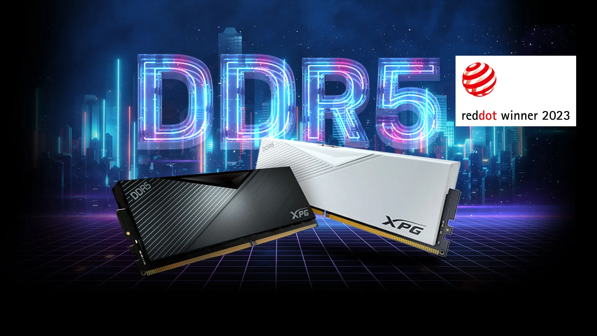 Adata XPG Lancer 16GB (16GBx1) 6000MHz DDR5 CL40 Memory (White) overview 1