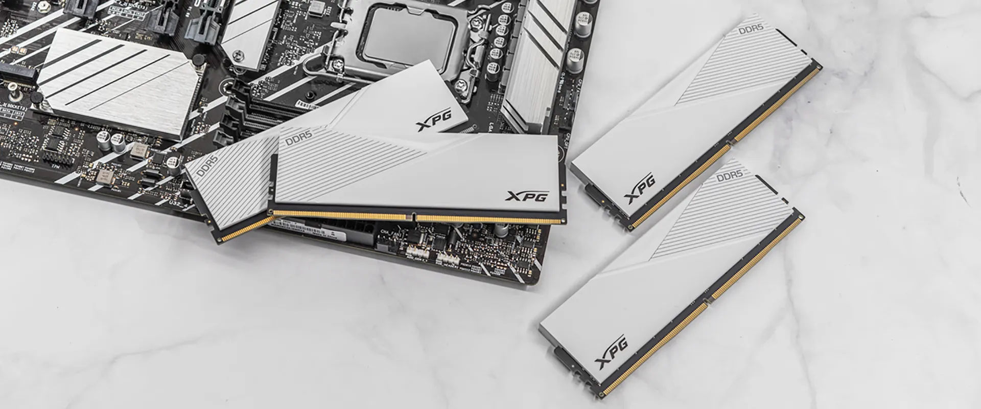 Adata XPG Lancer 16GB (16GBx1) DDR5 5200MHz CL38 Desktop Ram (White) overview 2