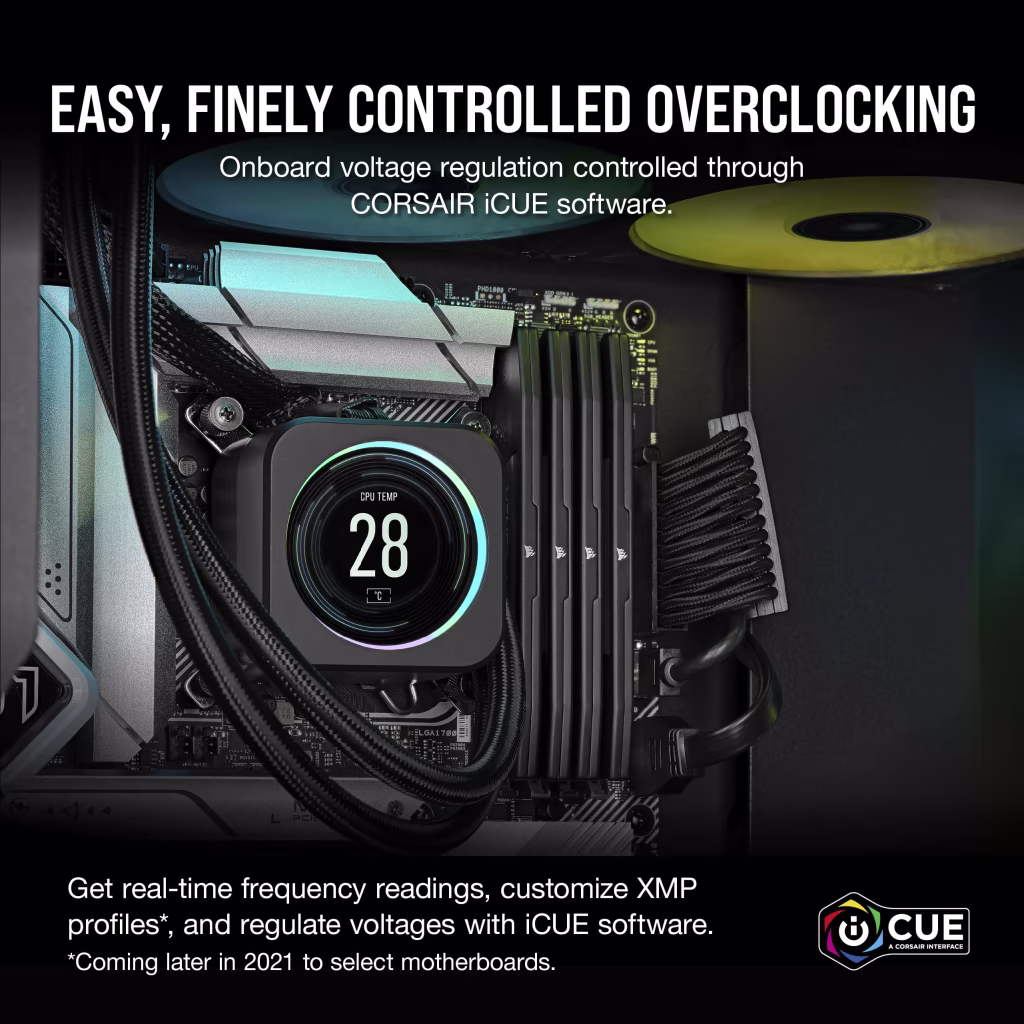 Corsair Vengeance 16GB (16GBx1) DDR5 5600MHz Desktop RAM (Black) overview 3