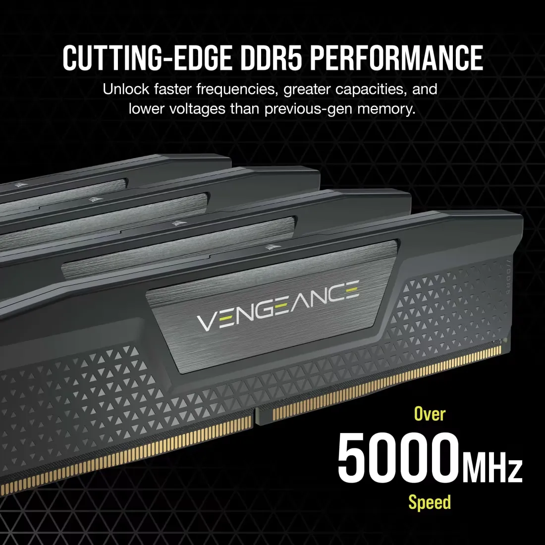 Corsair Vengeance 32GB 6000MHz CL38 DDR5 RAM (Black) overview 1