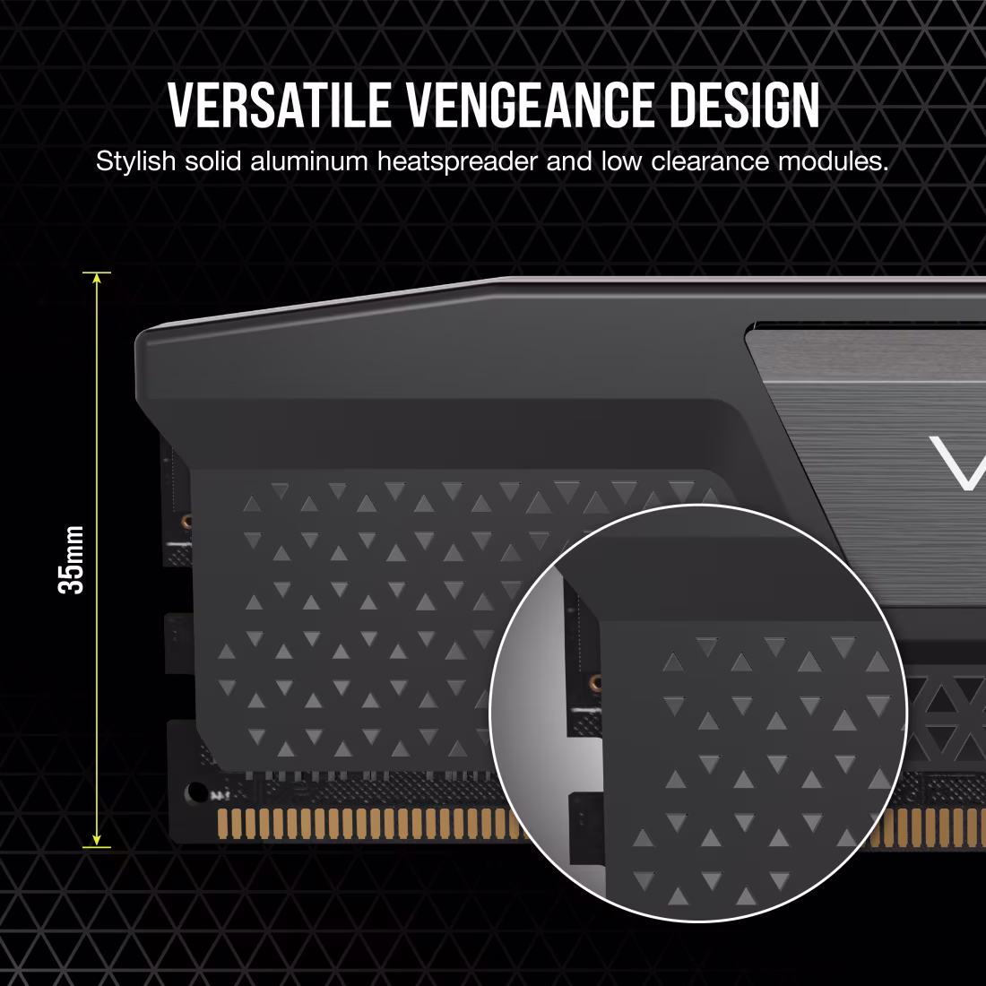 Corsair Vengeance 32GB 6000MHz CL38 DDR5 RAM (Black) overview 3