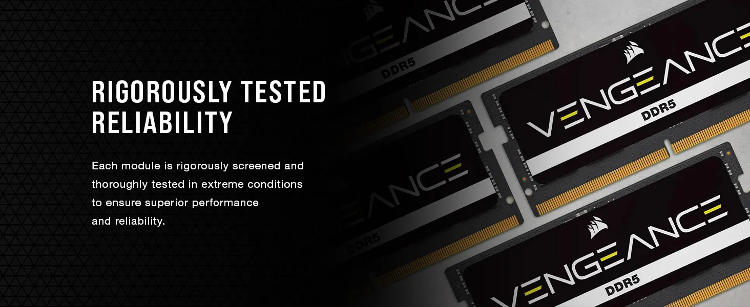 Corsair Vengeance DDR5 16GB (16GBx1) 4800MHz CL40 SODIMM Laptop Ram overview 3