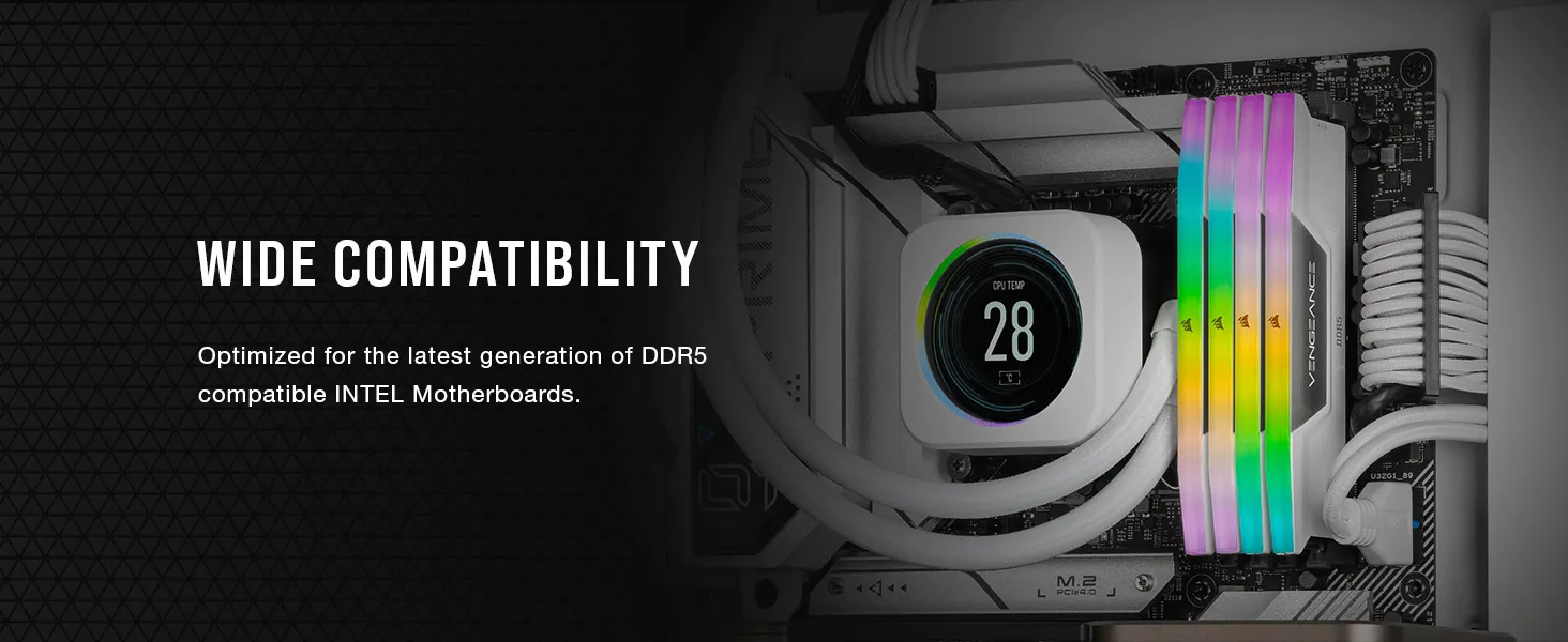 Corsair Vengeance RGB 64GB (32GBx2) DDR5 5200MHz CL40 Desktop RAM overview 5