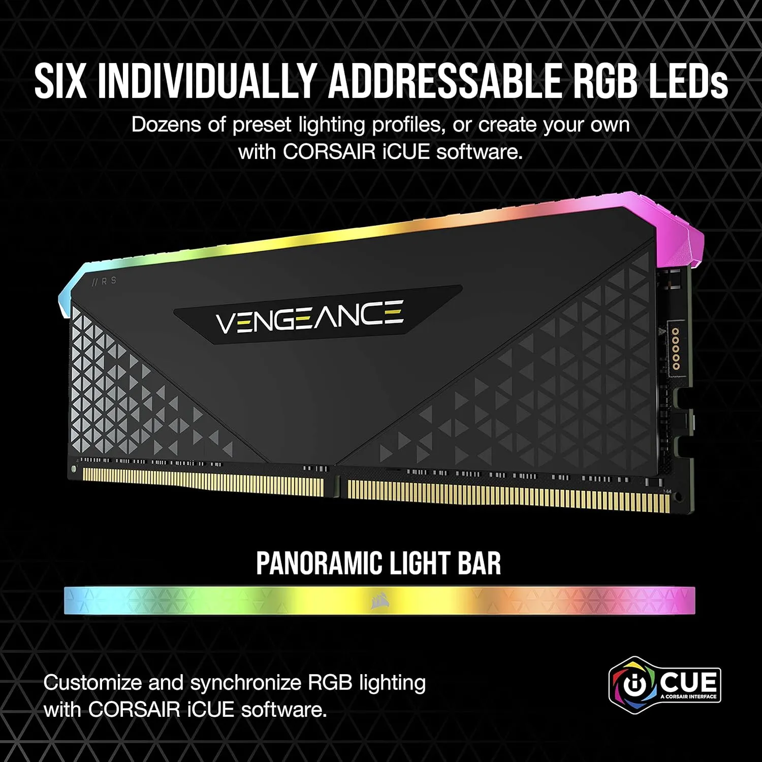Corsair Vengeance RGB RS 64GB (32GBx2) DDR4 3200MHz CL16 Desktop RAM overview 2