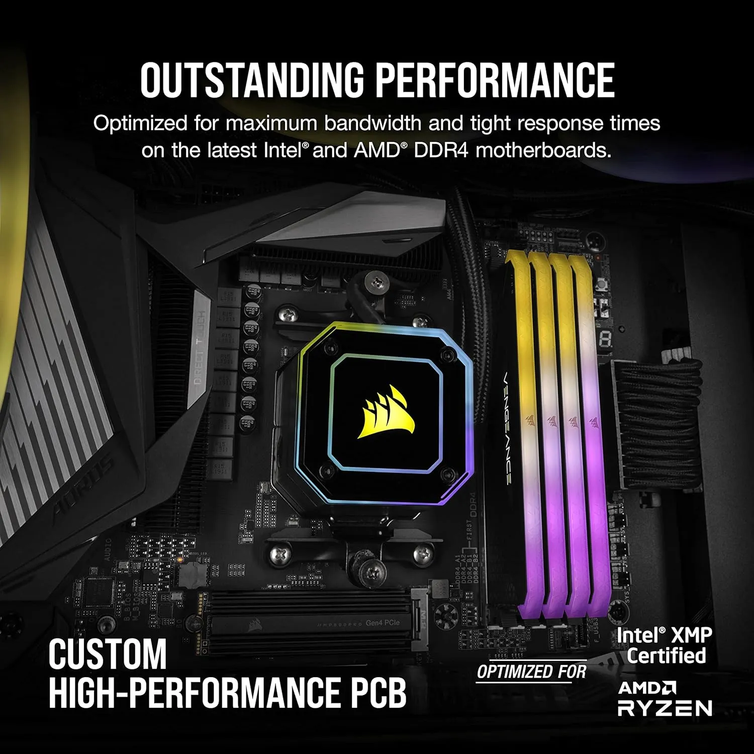 Corsair Vengeance RGB RS 64GB (32GBx2) DDR4 3200MHz CL16 Desktop RAM overview 4
