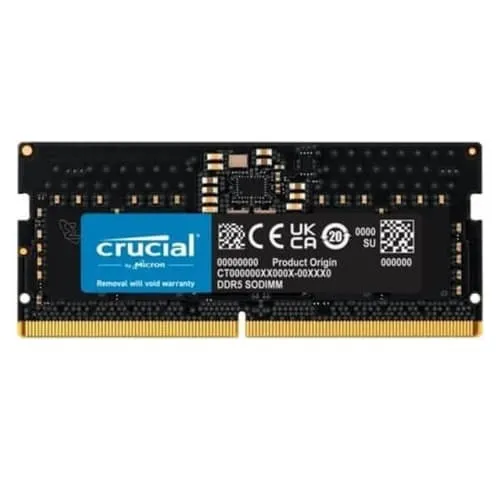 Crucial 16GB 4800MHz CL40 DDR5 Laptop RAM (CB16GS4800)