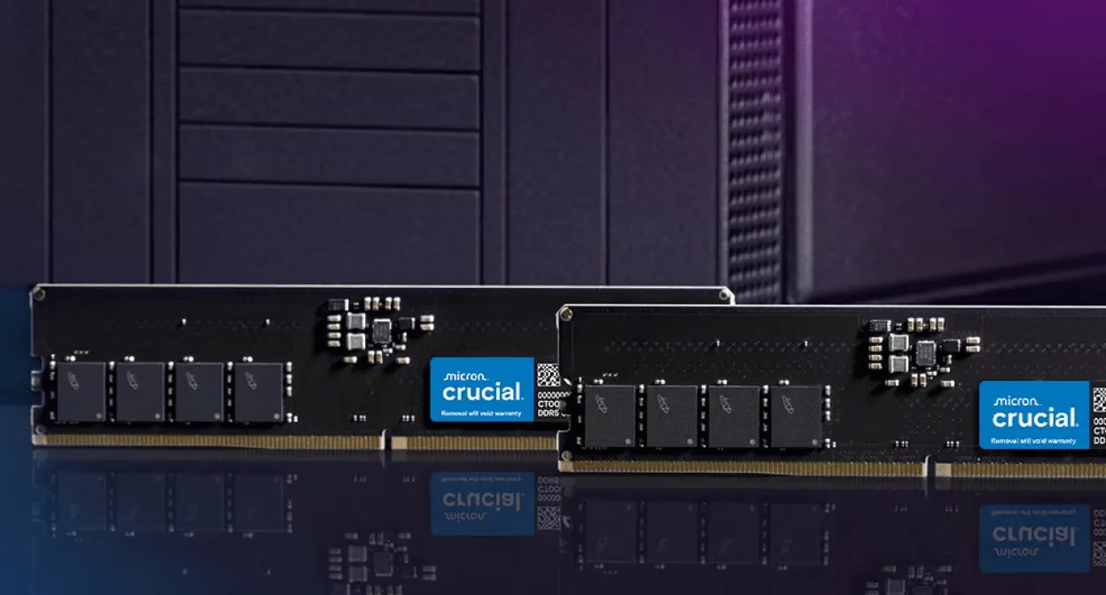Crucial 32GB DDR5 5200 MHz CL42 (16Gbit) Laptop Memory (CT32G52C42S5) overview 1