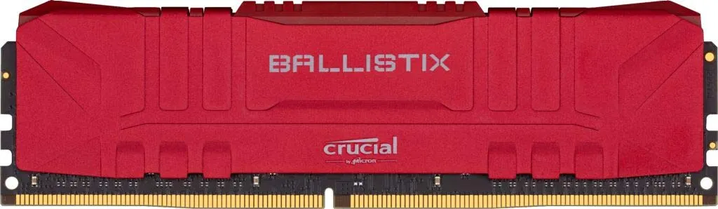 Crucial Ballistix 16GB DDR4-3000 Desktop Gaming Memory (Red) BL16G30C15U4R overview 1