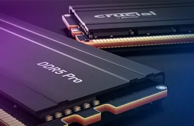 Crucial Pro 48GB Kit (2x24GB) DDR5 5600MT/s CL46 Memory Kit (Black) overview 6