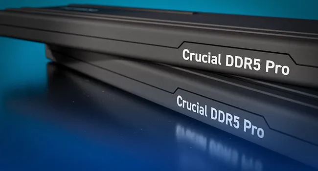 Crucial Pro 96GB (2x48GB) DDR5 5600Mhz CL46 UDIMM Desktop Memory (Black) overview 5