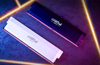 Crucial Pro Overclocking 32GB (2x16GB) DDR5 6400 MHz CL38 UDIMM Memory Kit (Black) overview 6