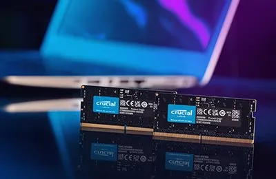 Crucial RAM 16GB (1 X 16GB) DDR5 4800MHz CL40 SODIMM Laptop Memory (CT16G48C40S5,Black) overview 2
