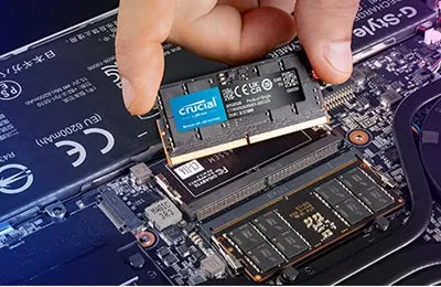 Crucial RAM 16GB (1 X 16GB) DDR5 4800MHz CL40 SODIMM Laptop Memory (CT16G48C40S5,Black) overview 5