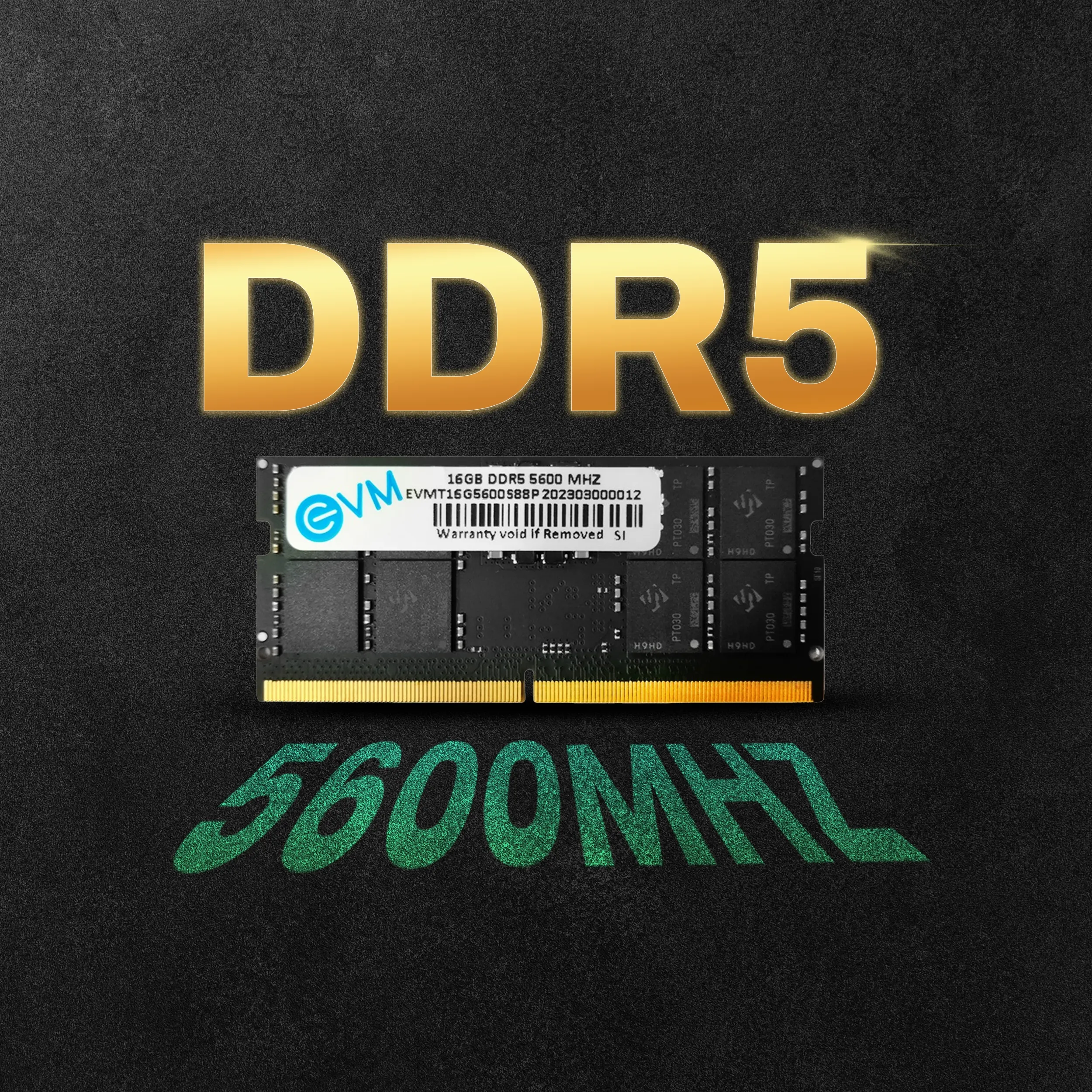 EVM 16GB 5600 MHz High-Performance DDR5 Laptop RAM (EVMT16G5600S86P) overview 1