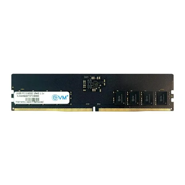 EVM 16GB 6000 MHz High-Performance DDR5 Desktop RAM, Ultra-Fast Memory Upgrade, 288-Pin Long DIMM