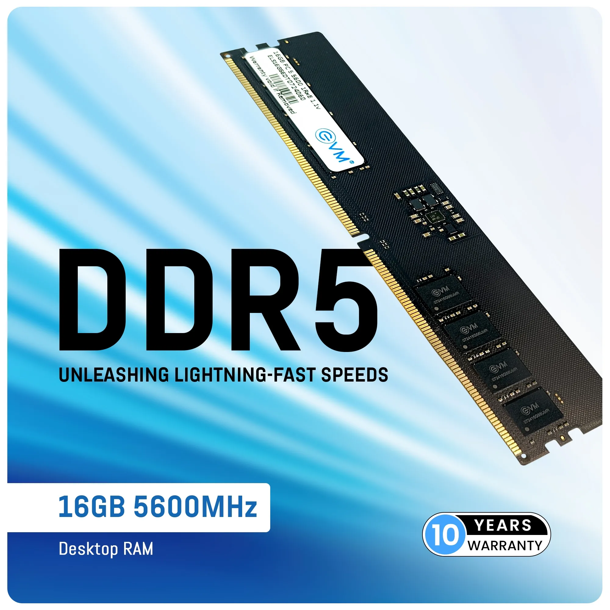 EVM 16GB DDR5 5600MHz Desktop RAM overview 1