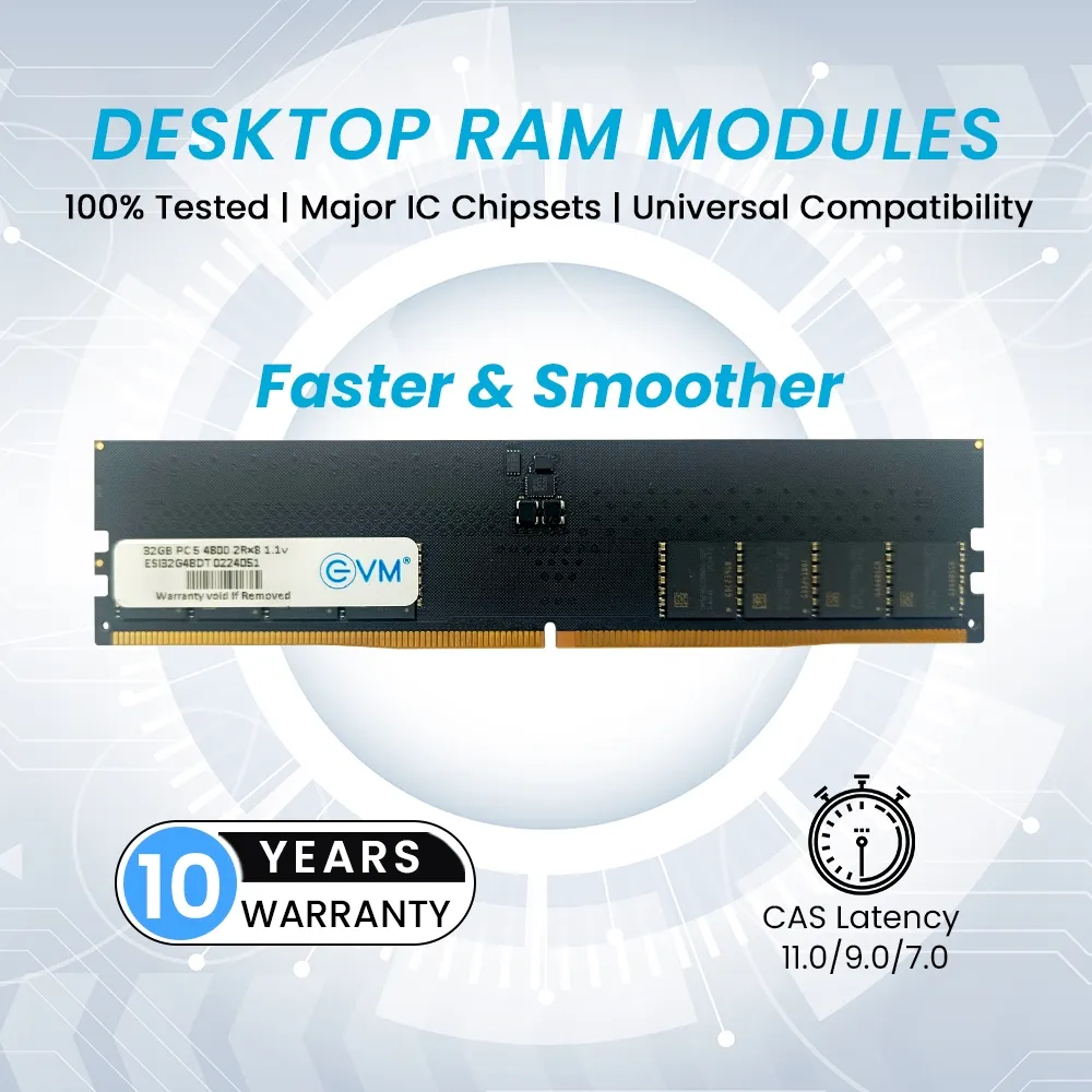 EVM 32GB (1 X 32GB) DDR5 4800MHz Desktop Ram overview 2