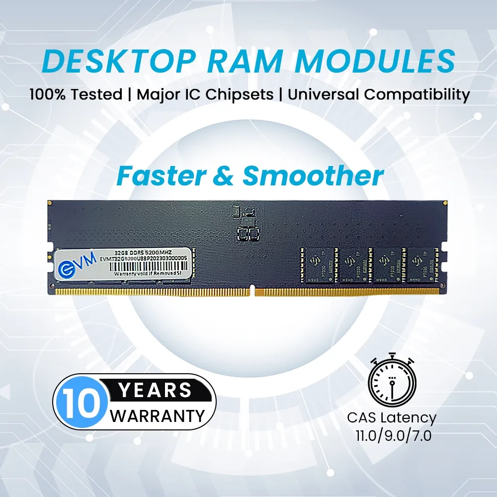 EVM 32GB (1 X 32GB) DDR5 5200MHz Desktop Ram overview 2