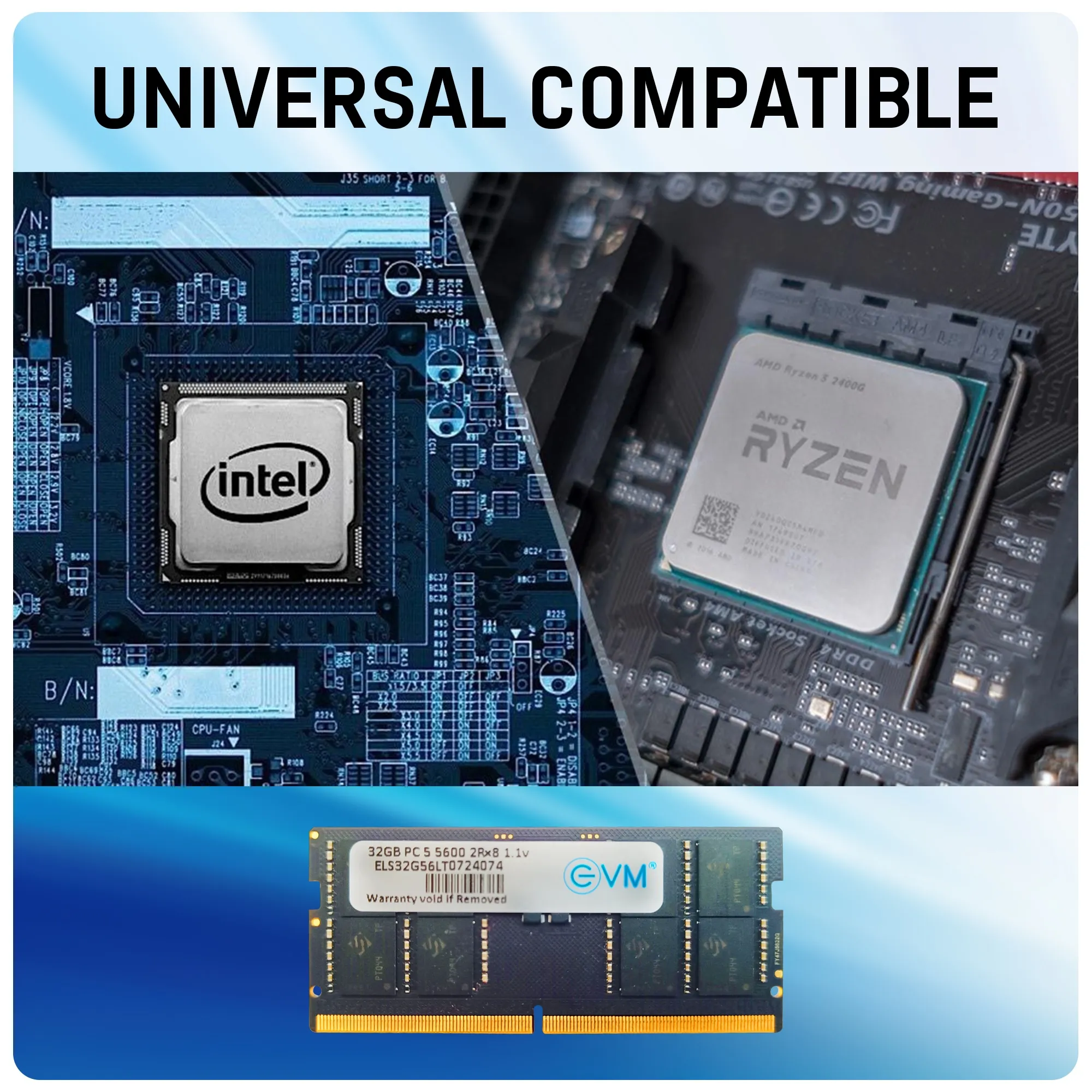 EVM 32GB DDR5 5600MHz Sodimm Laptop RAM overview 3