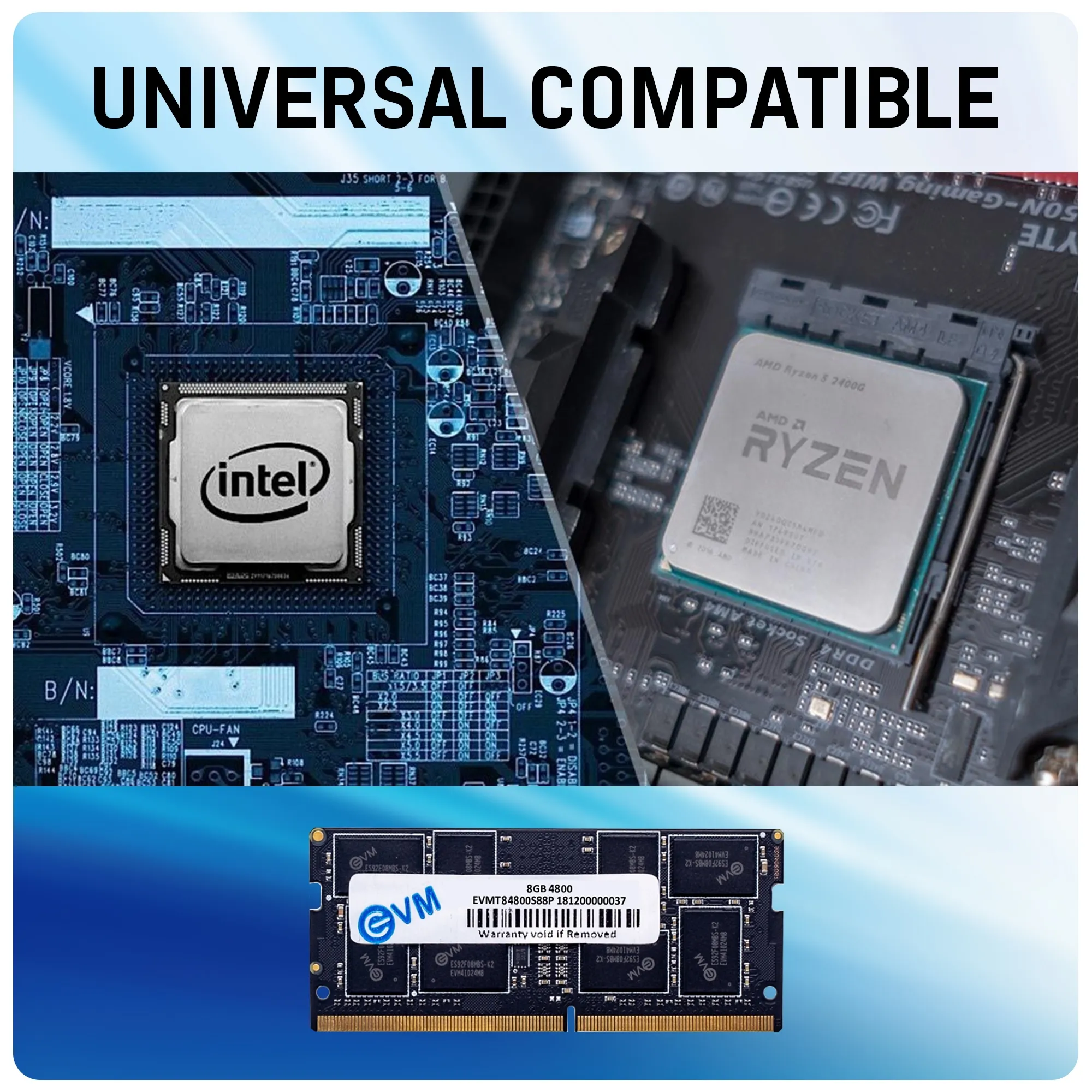 EVM 8GB DDR5 4800MHz Sodimm CL19 Laptop RAM overview 3