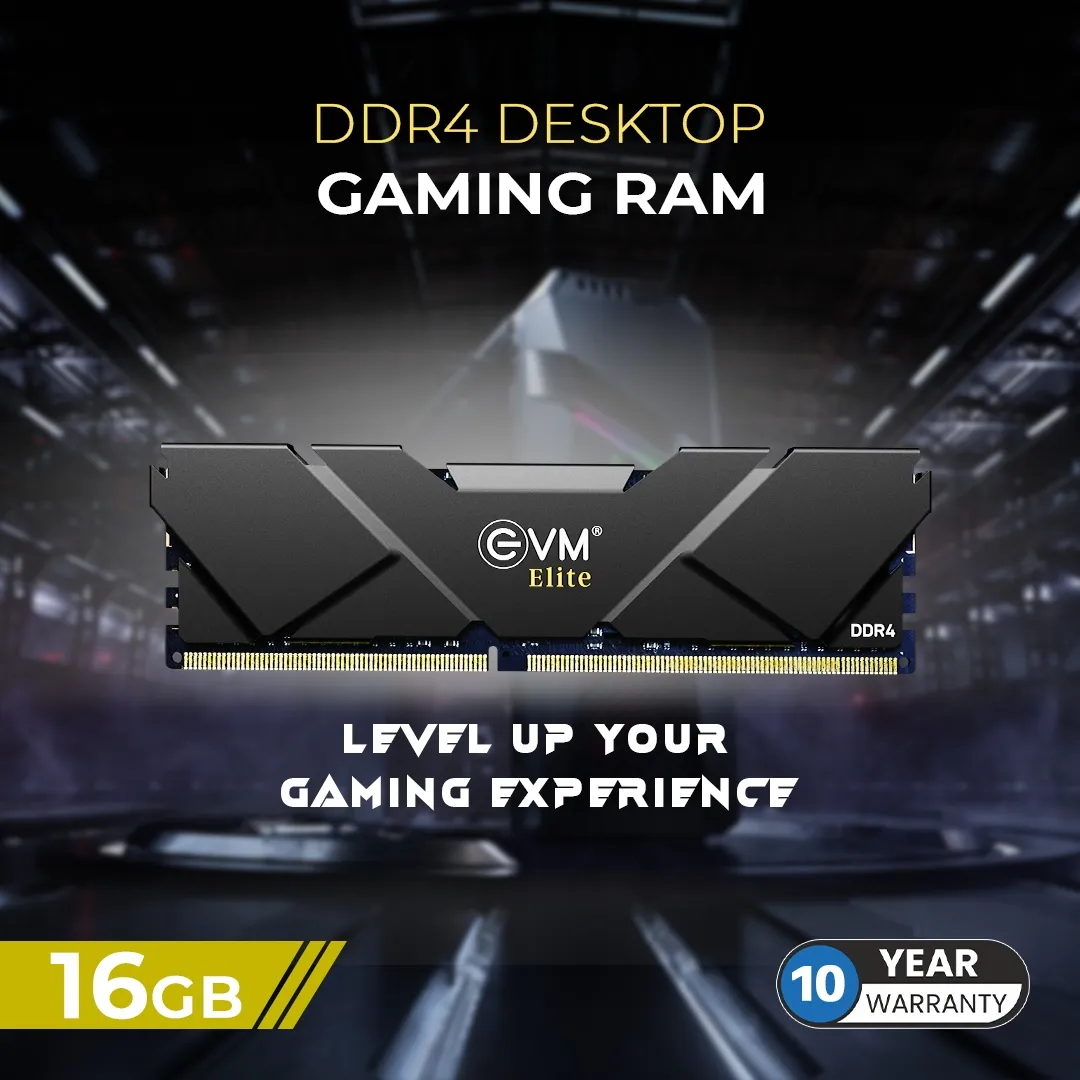 EVM Elite Gaming Ram 16gb Ddr4 3200 Mhz Desktop overview 1