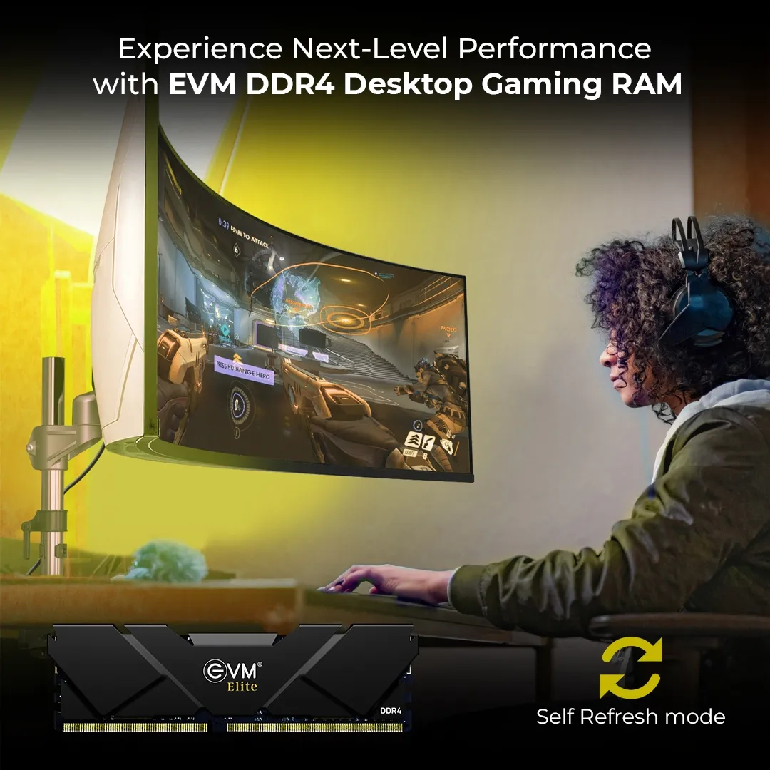 EVM Elite Gaming Ram 16gb Ddr4 3200 Mhz Desktop overview 3