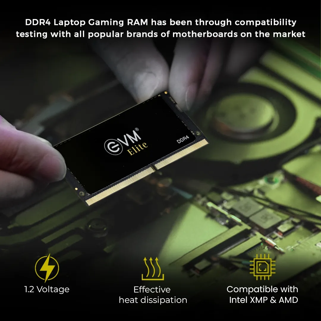 EVM Elite Gaming Ram 8gb Ddr4 3200 Mhz Laptop overview 4