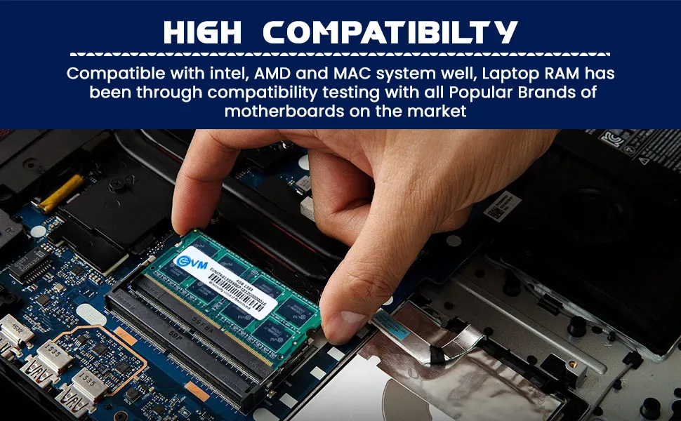 EVM Laptop 4GB DDR3 RAM 1333MHz overview 4