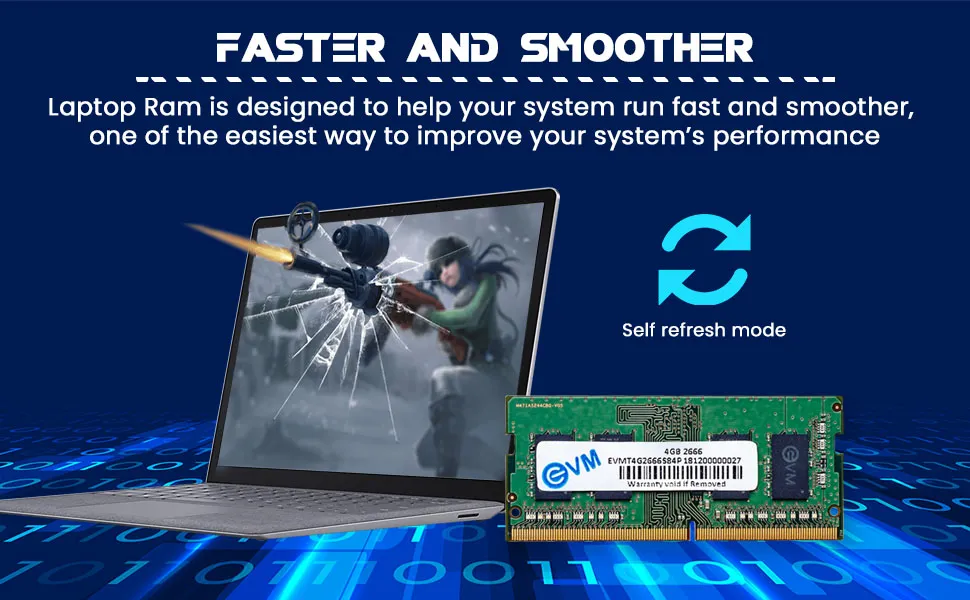 EVM Laptop DDR4 4GB RAM 2666 MHz overview 3
