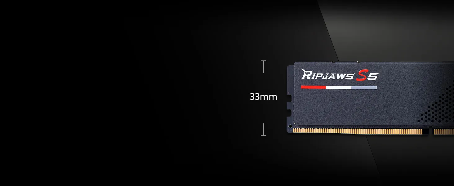 G.SKILL Ripjaws S5 32GB (16GBx2) 6000MHz DDR5 CL30 Desktop RAM (F5-6000J3040F16GX2-RS5K) overview 3