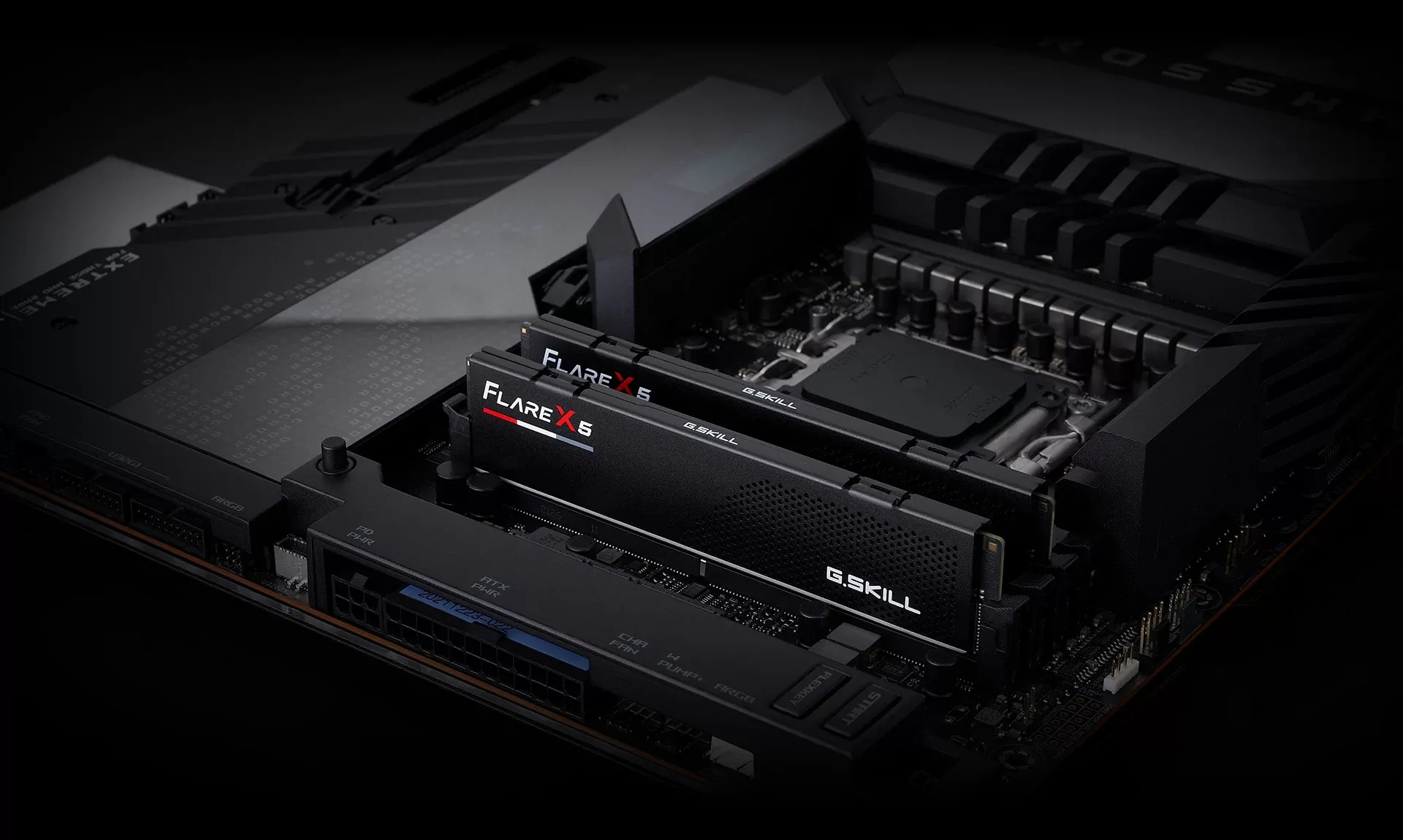 G.Skill Flare X5 32GB (16GBx2) DDR5 6000MHz CL36 Desktop Ram (Matte Black) overview 3