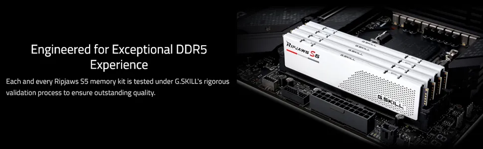 G.Skill Ripjaws S5 16GB (16GBx1) 5200Mhz DDR5 CL40 Desktop Memory overview 6