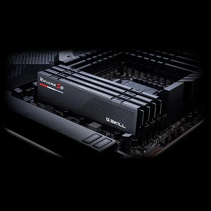 G.Skill Ripjaws S5 16GB (16GBx1) DDR5 6000MHz CL36 Desktop RAM (Matte Black) overview 1