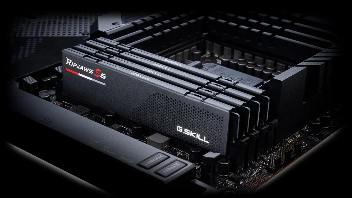 G.Skill Ripjaws S5 32GB (32GBx1) DDR5 5200MHz CL40 RAM (Black) overview 2