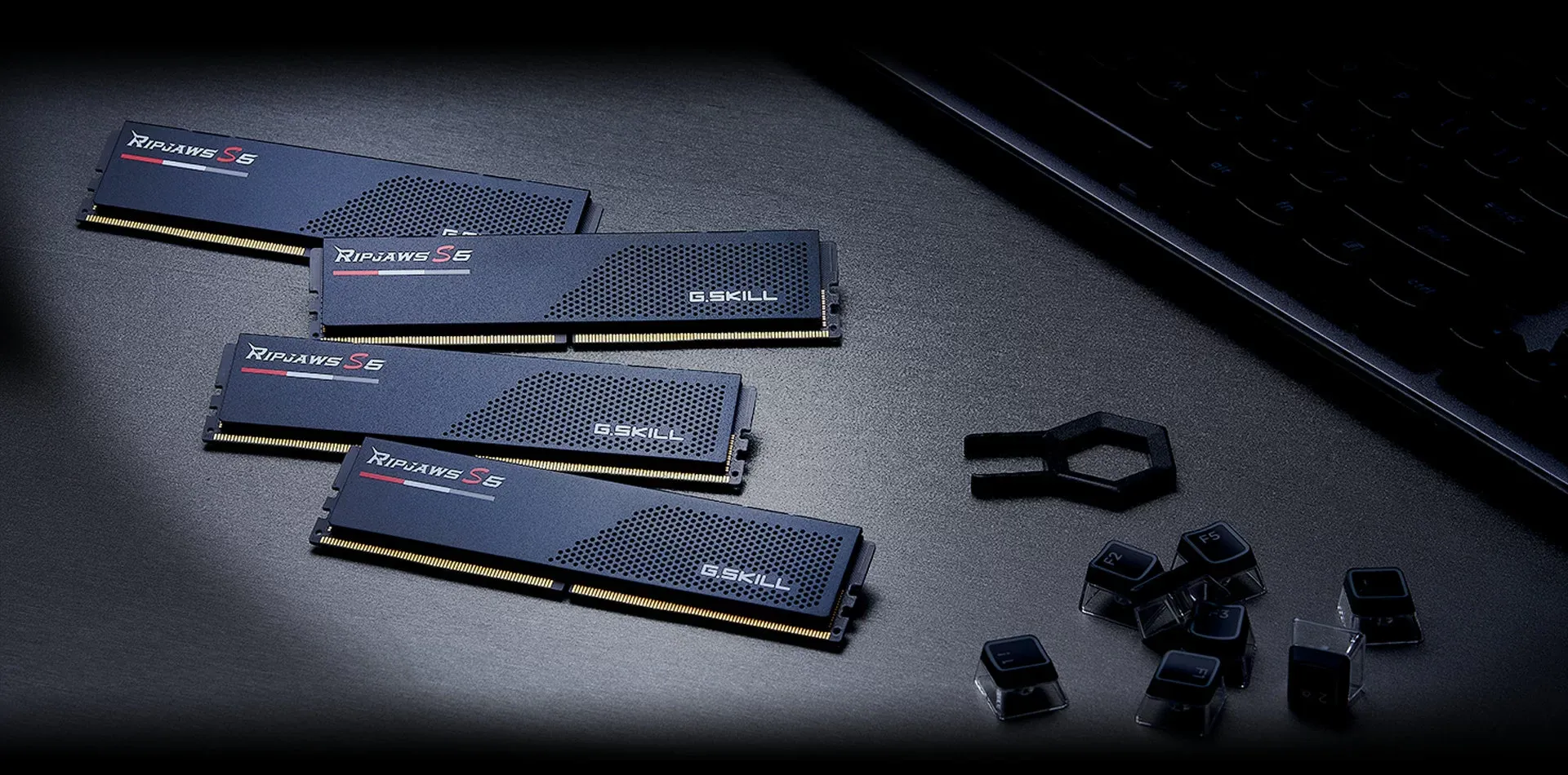 G.Skill Ripjaws S5 32GB (32GBx1) DDR5 5200MHz CL40 RAM (Black) overview 5