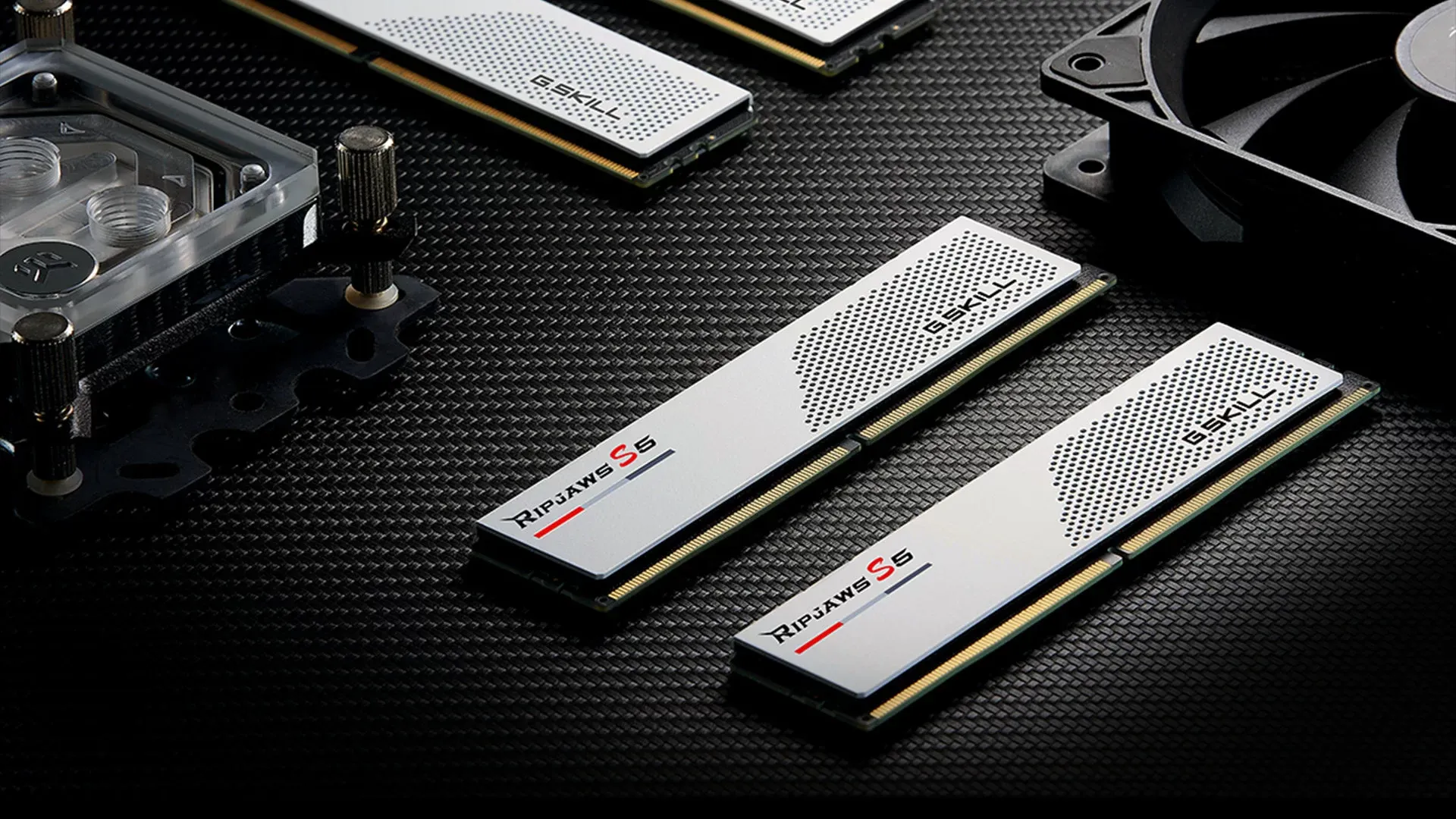 G.Skill Ripjaws S5 32GB (32GBx1) DDR5 5600MHz CL36 Desktop RAM (Matte Black) overview 1