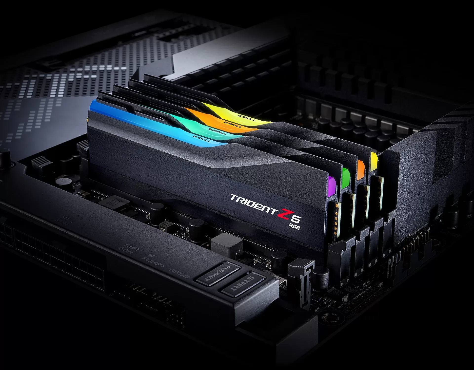 G.Skill Trident Z RGB 64GB (32GBx2) DDR5 6000MHz Desktop RAM CL32 overview 1