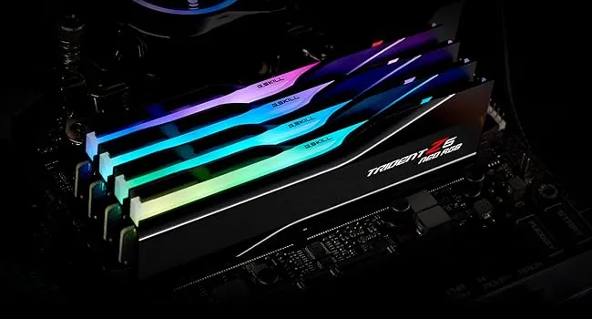 G.Skill Trident Z5 Neo 64GB (32GBx2) Kit 6000MHZ (Matte Black) F5-6000J3040G32GX2-TZ5NR CL30 overview 3