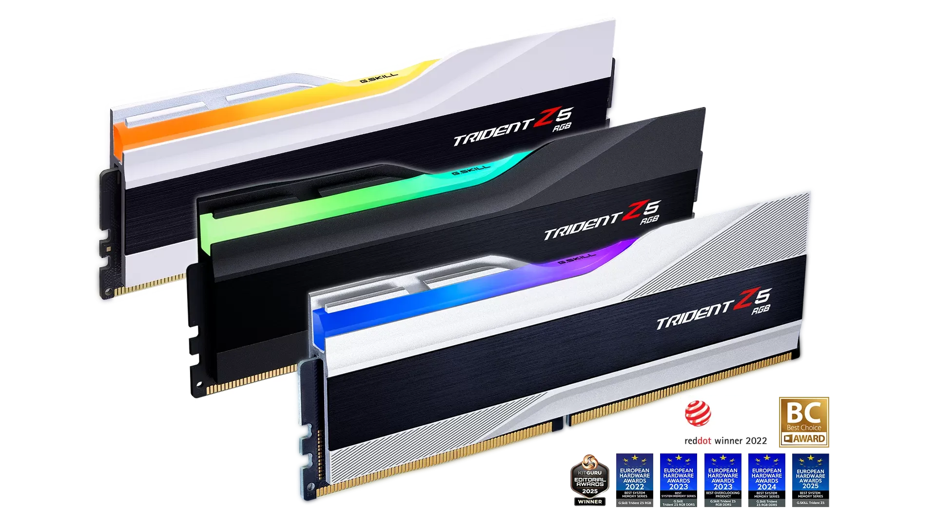 G.Skill Trident Z5 RGB 64GB (32GBx2) DDR5 6000MHz CL36 Desktop RAM (Matte Black) overview 1