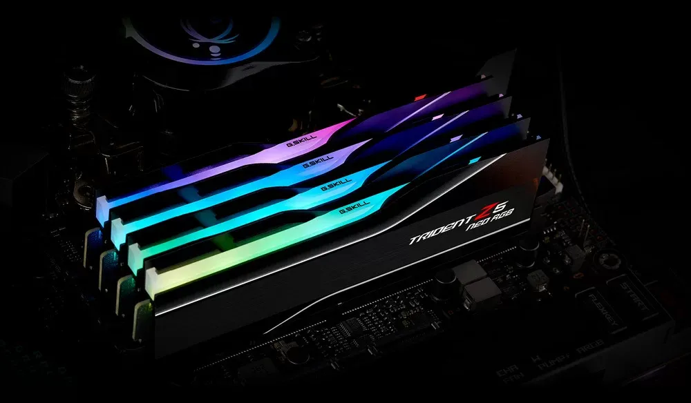 GSkill Trident Z5 Neo RGB 64Gb (32Gbx2) DDR5 6000Mhz Desktop RAM White (F5-6000J3636F32GX2-TZ5NRW) overview 4