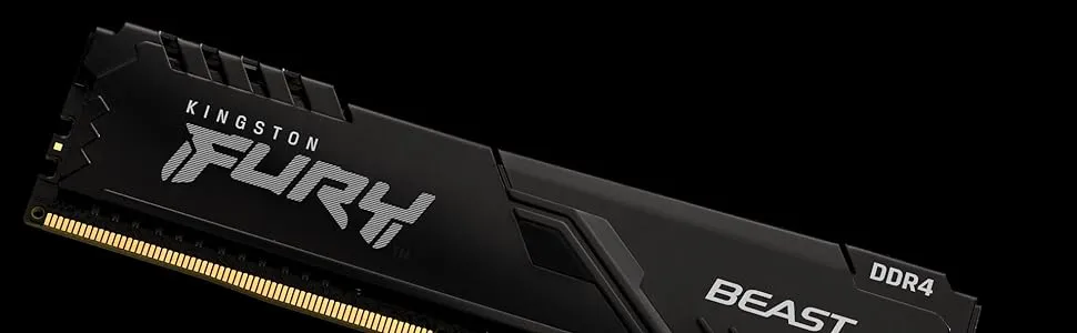 Kingston FURY 8GB 3200MHz DDR4 CL16 DIMM Ram (Black) overview 2