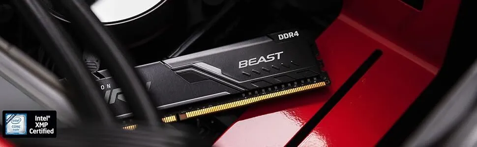 Kingston FURY 8GB 3200MHz DDR4 CL16 DIMM Ram (Black) overview 3