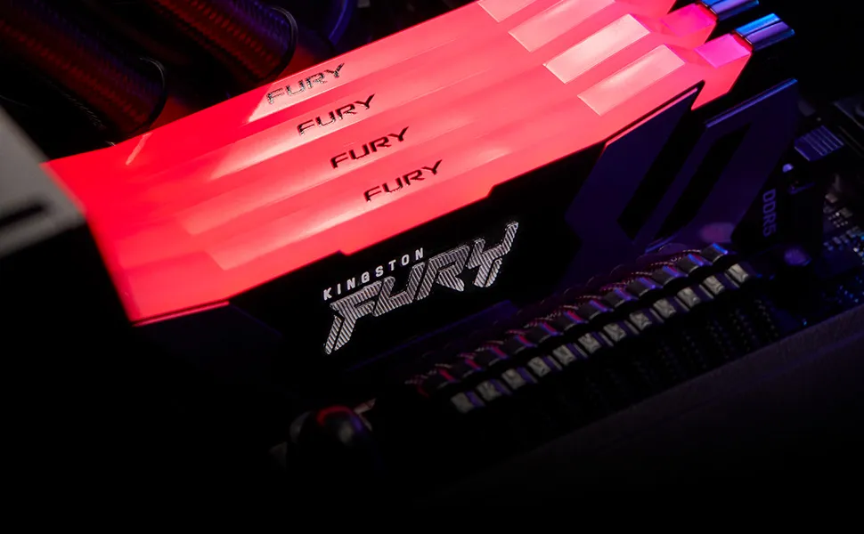 Kingston FURY Renegade RGB 32GB (2x16GB) 7200MT/s DDR5 CL38 DIMM Desktop Memory overview 1