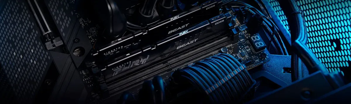 Kingston Fury Beast 32GB 5200MHz CL40 DDR5 RAM - (BLACK) overview 1